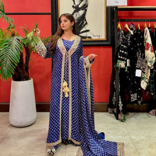 3-PC Stitched Gown