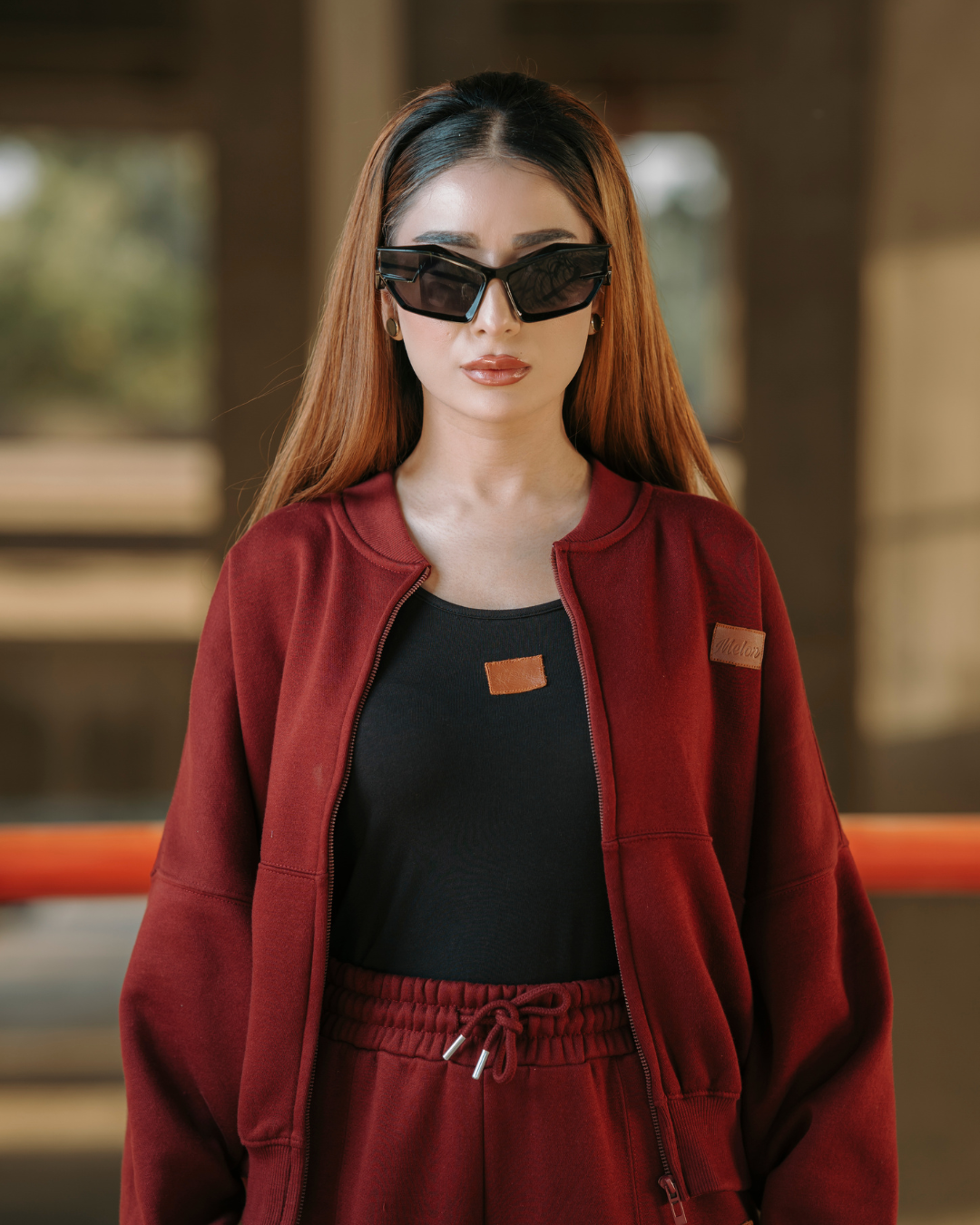 Classic Mehroon Fleece Tracksuit