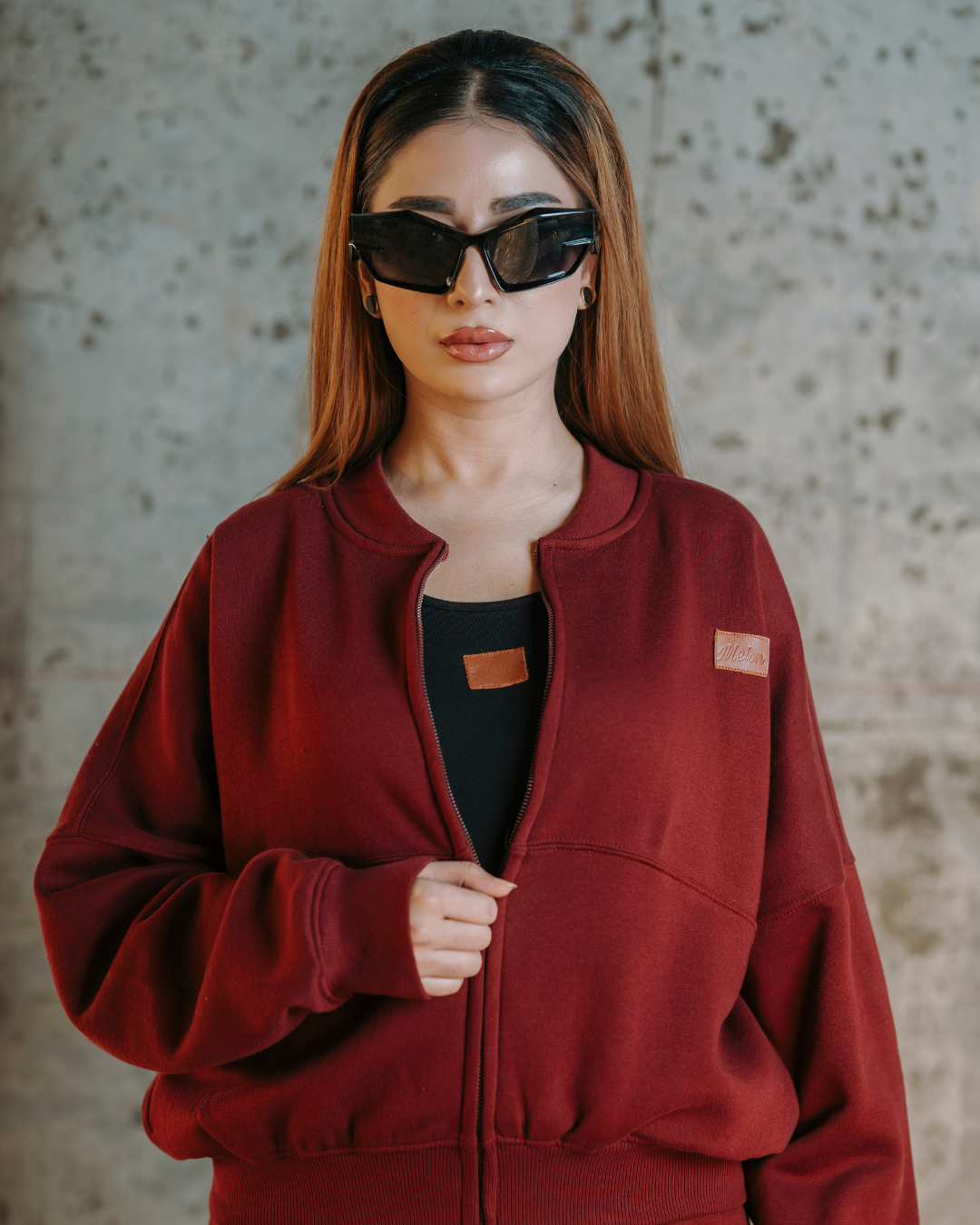 Classic Mehroon Fleece Tracksuit